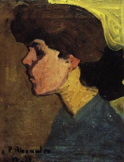 Amedeo Modigliani Head of a Woman in Profile